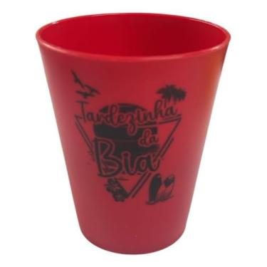 Imagem de Kit 50 Copos Ecológicos Personalizados 300ml – Reutilizáveis para Festas e Eventos (Vermelho)