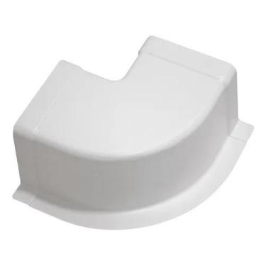 Imagem de Canaleta de 85MM para Tubulação  Curva Ângulo Externo/Branca - Spazio