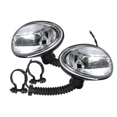 Imagem de Par de Faróis Auxiliares de Milha FF100 Compatível com Palio Adventure 1999 a 2003 Strada Adventure 1999 a 2005 Sem Lâmpada