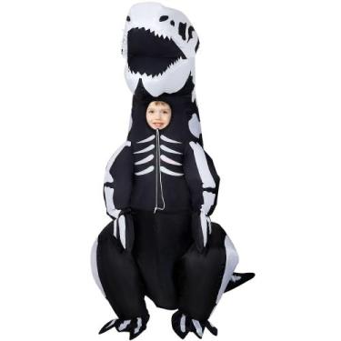 Imagem de Traje inflável de dinossauro T-Rex Lulu Home 2m para crianças