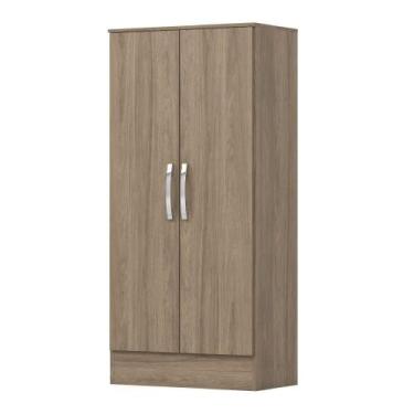 Imagem de Armário Multiuso Henn B14 2 Portas 3 Prateleiras 130,5x61x34cm, RUSTIC