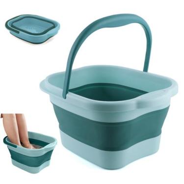 Imagem de Banheira de imersão dobrável para banho de pés DoroSun Green Plastic