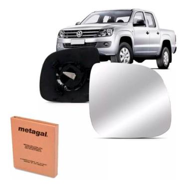 Imagem de Lente Com Base Retrovisor Amarok 10 A 22 - Lado Direito (Passageiro) O