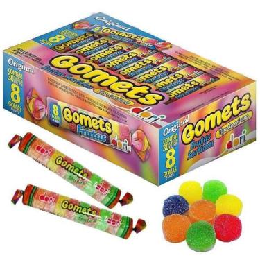 Imagem de Bala De Goma Gomets Tubo Frutas Com 30 unidades - Dori