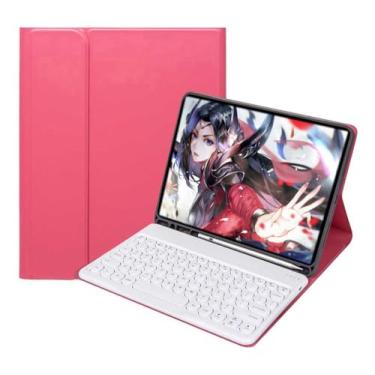 Imagem de Capa Com Teclado Bluetooth Para Samsung Tab S7 Fe Plus 12.4