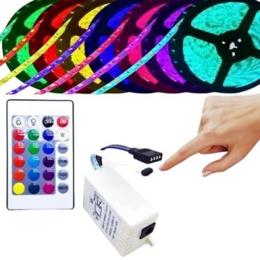 Imagem de Controlador Dimmer Para Fita Led RGB E  Barra De Led 12v 24 Botões TB0