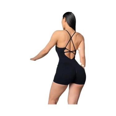 Imagem de Conjunto De Ioga Sexy Feminino De Peça Única, Macacão Fitness Com Alça