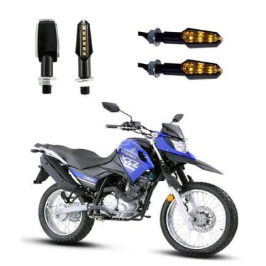 Imagem de KIT 4 Luz Seta Esportiva Pisca de Led Modelo P29 Para Moto XTZ 150 ANO