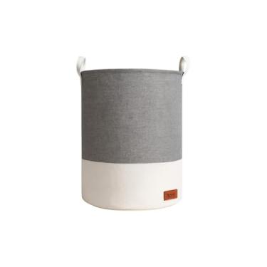 Imagem de Cesto Organizador Roupa Suja Dobrável Multiuso 25 Litros - Listras