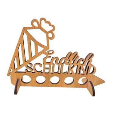 Imagem de Fancyes Porta-dinheiro de madeira para presente, porta-dinheiro, enfeite, enfeite de mesa, objeto de mesa, mensagem, decoração de mesa, presente de abertura