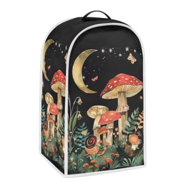Imagem de YUVAMAGIMO Capas para liquidificador de cogumelos lunares com alça superior mantêm a bancada limpa, serve para liquidificador, cafeteira, espremedor, lavável na máquina, capa de processador de