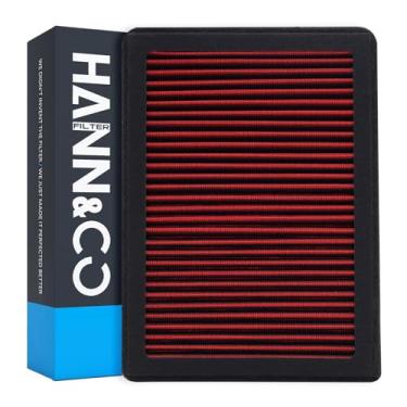 Imagem de HANN&CO Filtro de ar de cabine de alto fluxo lavável e reutilizável, maior que 15 anos de vida útil, adequado para Toyota Tacoma, Tundra, Sequóia; Lexus GX550, LS500, LS500h, TX550h+ Substituição