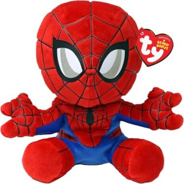 Imagem de Ty - Marvel Collection, Spiderman, All Your Favorite Heroes in Floppy Version, Soft Plush to Collect, Gift Idea for Young and Old - 20 cm - T44007