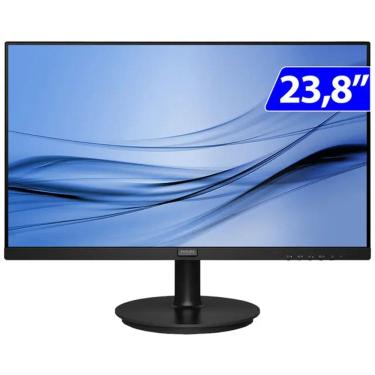 Imagem de Monitor Philips W-LED 23,8 Polegadas Widescreen Full HD HDMI VGA 241V8LAB