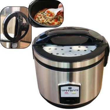 Imagem de Panela de arroz elétrica 10 xícaras Legumes Multifuncional com Cesto C