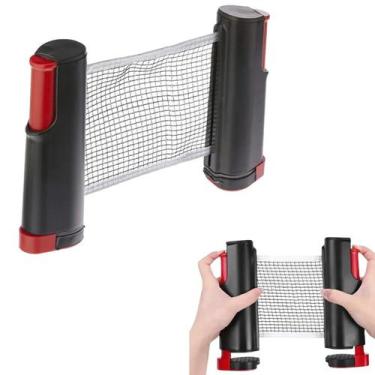 Imagem de Rede de Ping Pong Retratil Tenis Mesa Ajustavel Extensivel Jogo Esport