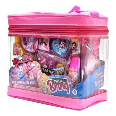 Imagem de Kit Maquiagem Maleta Infantil Antialérgica Para Menina Mk03