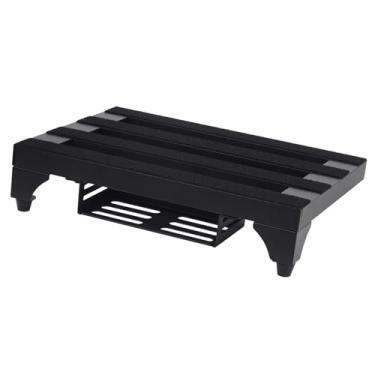 Imagem de SOYAN Pedal de guitarra super leve de 1 kg, 35,5 x 27 cm, pedaleira de liga de alumínio com bandeja elétrica (preto, APB-14BKN)
