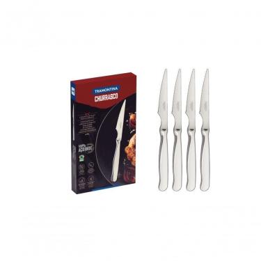 Imagem de Conjunto De Facas Tramontina Para Churrasco Zurique Aço Inox 4 Peças