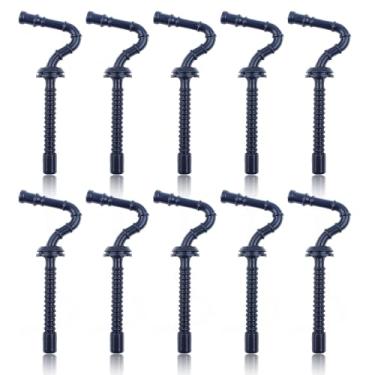 Imagem de Haishine Conjunto de tubos de mangueira de combustível a gás de borracha para motosserra STIHL MS250 MS230 MS210 021 023 025, peças de reposição de motosserra durável substituem 1123 358 7701 para