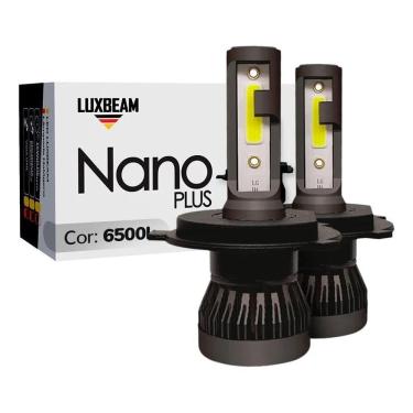 Imagem de Par Super Led Nano Plus 6500K H1 H3 H4 H7 H11 Lâmpada Branca