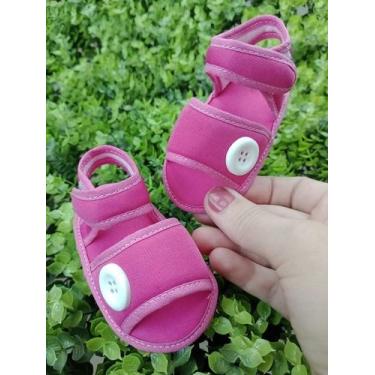 Imagem de Sandalia de Bebê Recém-Nascidos Macia Passeio Casuais Meninas Verão - 