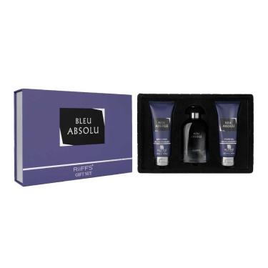 Imagem de Kit Perfume Bleu Absolu Riiffs Edp Masculino 100ml + Shower + Body Lotion 100ml