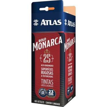 Imagem de Rolo De 23cm Monarca Rendeplus 25mm De Altura Da Lã - At732-25 - Pincéis Atlas