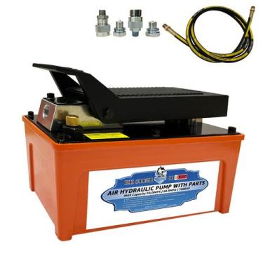 Imagem de Bomba hidráulica pneumática HKTE 10.000 PSI 1.9L Pedal de tanque - HKT