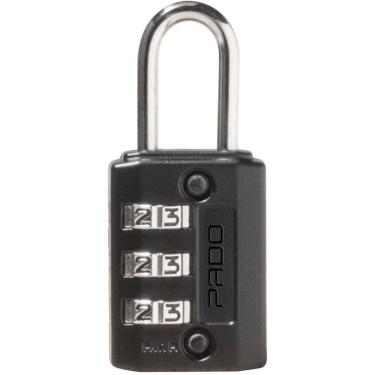 Imagem de Cadeado Segredo Zamac Preto Sz 20 3 Segredos - Pado