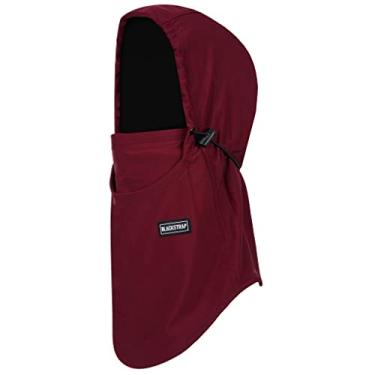 Imagem de BLACKSTRAP Máscara de esqui balaclava ajustável de camada dupla com capuz de equipe, compatível com capacete acima ou embaixo do capacete, unissex adulto, tamanho único, [Maroon]
