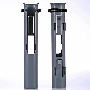 Imagem de Suporte para varão de pesca Rod-Runner | fechado para molinetes giratórios e de pesca | cinza