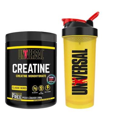 Imagem de Creatina Monoidratada Universal Nutrition 100% Pura Importada 200g