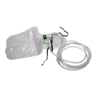 Imagem de Kit com 02 mascaras de oxigenio com reservatorio pediatrica foyomed