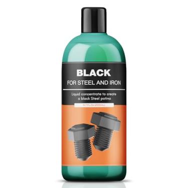 Imagem de LIIZOUSUDA Kit de revestimento de óxido preto - Solução de óxido preto, solução de escurecimento versátil para ferro e aço - Não adequado para superfícies de aço inoxidável (200 ml)