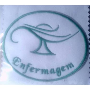 Imagem de Patch Bordado Símbolo de Enfermagem - 7,5 cm x 9 cm - MIO Moda Branca
