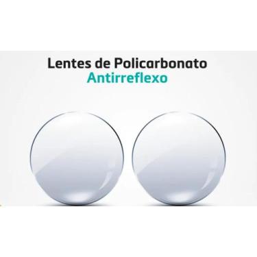 Imagem de Lentes Visão Simples Acabada 1.59 Poli com Antirreflexo Residual Verde