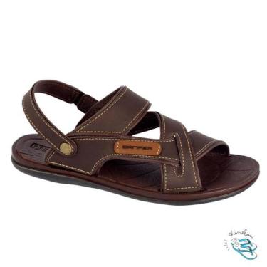 Imagem de Sandalia Papete Masculina Danper Confortavel Franciscana Motoqueiro Tr