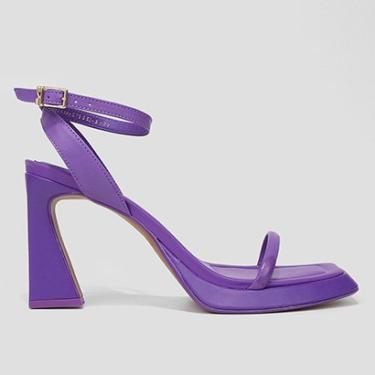 Imagem de Sandália Santa Lolla Salto Taça Bico Quadrado Feminina-Feminino