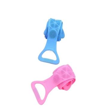 Imagem de Esponja Silicone Massageadora Escova Banho Lava Corpo Todo Bucha Esfoliação(2)