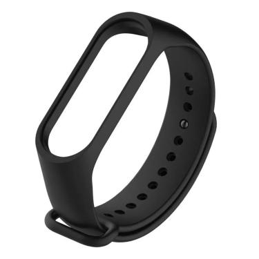 Imagem de Pulseira preta para Mi Band 2, compatível e resistente à água