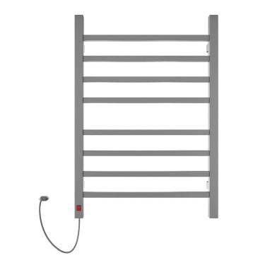 Imagem de Toalheiro Termico Casuli Quadratto Due Cinza 220V Esquerdo