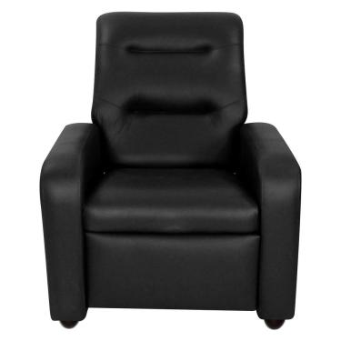 Imagem de Poltrona Classic em Linho Reclinável Matrix Cor Preto