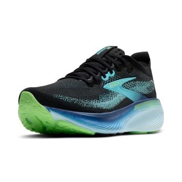 Imagem de Brooks Tênis de corrida e caminhada masculino Adrenaline GTS 25, Preto/Ipanema/Menta, 45