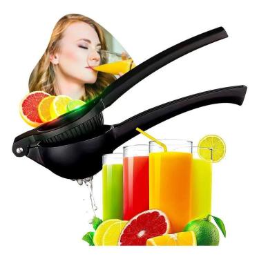 Imagem de Espremedor De Limão Chef Gourmet Aço Preto Maciço