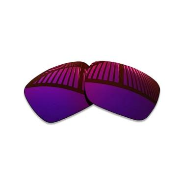 Imagem de MYCOURAG Lentes de reposição polarizadas com proteção UV para óculos de sol Ray-Ban RW4012 Wayfarer (Geração 2) 50 mm - Midnight Sun espelhado revestido polarizado