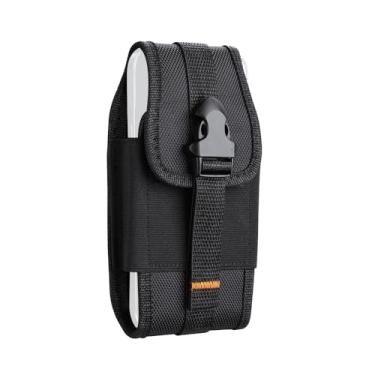 Imagem de Coldre para celular, bolsa de nylon para celular bolsa tática com alça de cinto para acampamento, caminhada, ciclismo, pesca, escalada