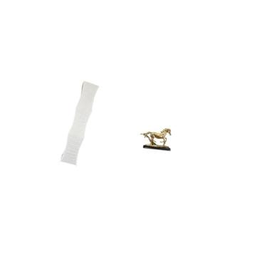 Imagem de Fenteer Abajur de Chão em Papel com Escultura Elegante de Cavalo, Peça Artística para Decoração de Sala de Estar, Capa para Luminária de Chão, Ornamento Colec