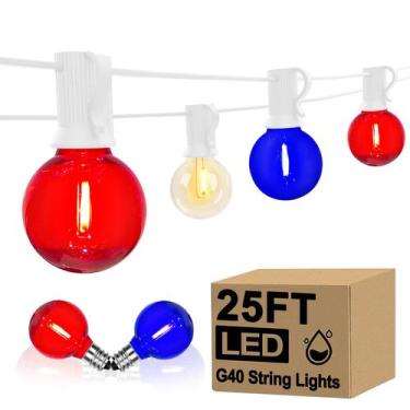 Imagem de Luzes de corda externas GOOTHY 25m G40 LED com 27 lâmpadas