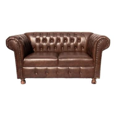 Imagem de Namoradeira Sofá 2 Lugares Chesterfield Duque Courissimo